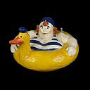 Miete - Pappmache-Figur Schwimmerin