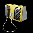 Miete - goldene Telefonanlage mit LEDs