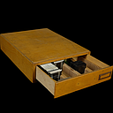 Miete - Diakiste aus Holz mit Dias