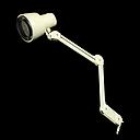 Miete - graue Architektenlampe mit schwarzem Aufsatz