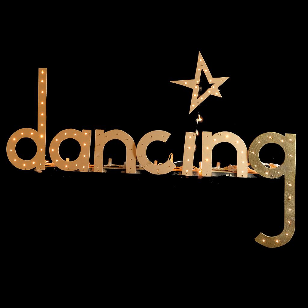 Leuchtschild dancing