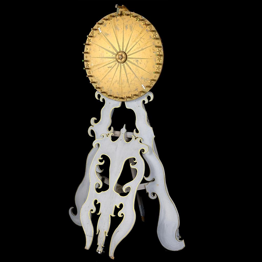 weiß goldenes Glücksrad