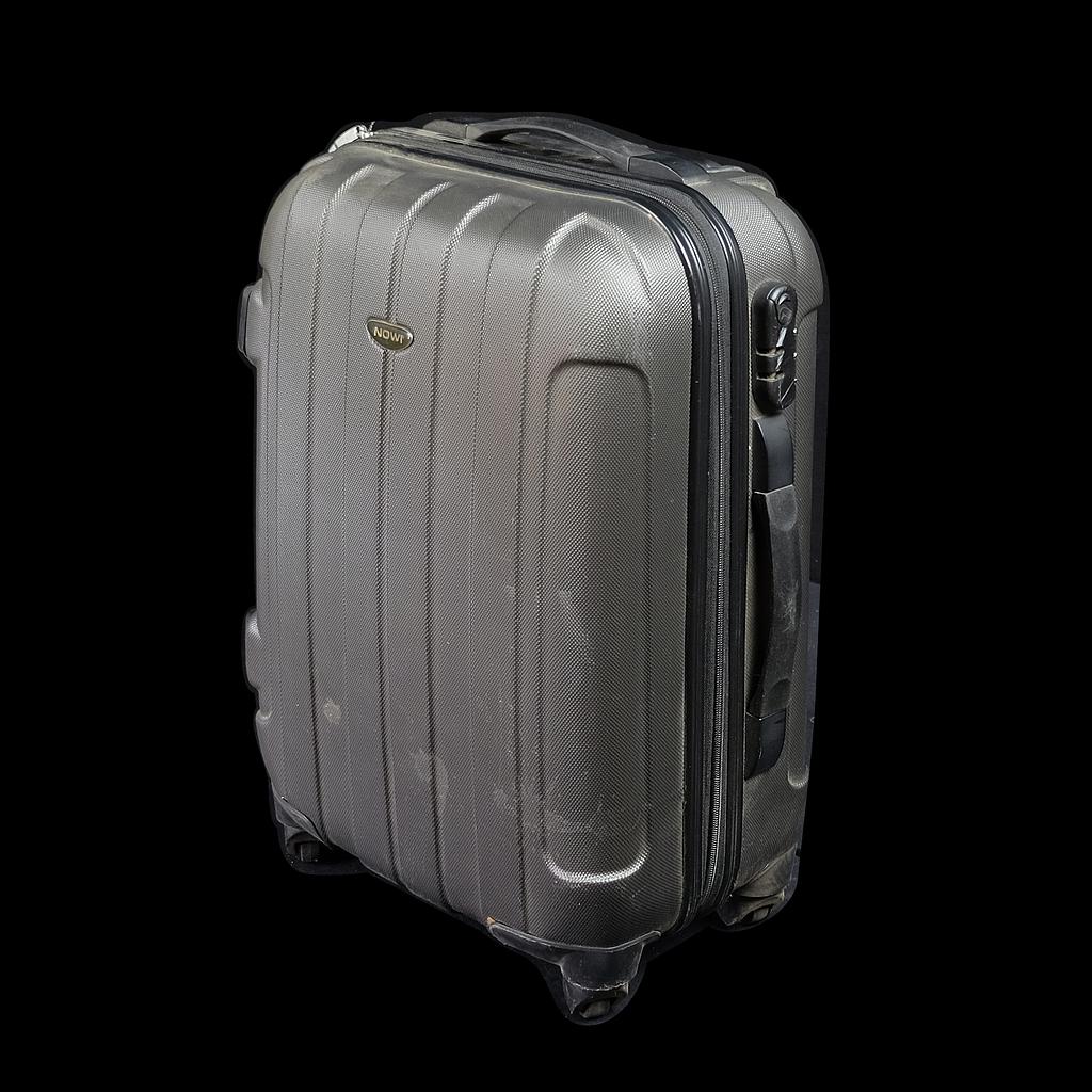 anthrazit Hartschalen-Rollkoffer / Trolley