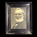 Miete - schwarzer Bilderrahmen mit Bild