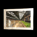 Miete - großes Bild mit Glas "Gleishalle'
