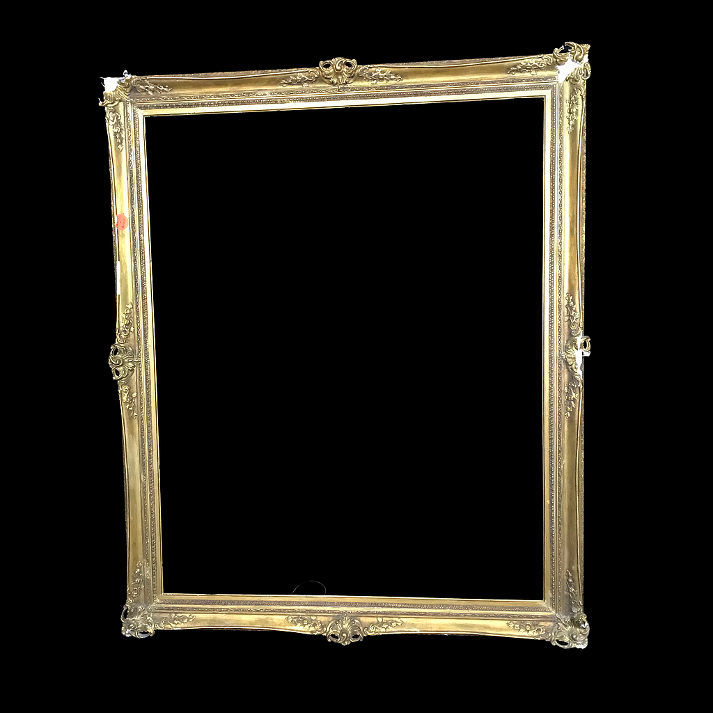 opulenter Goldrahmen mit Stuck