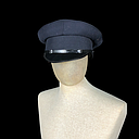 Miete - dunkelblaue Chauffeurmütze