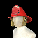 Miete - roter Feuerwehrhelm "Seaside Park"