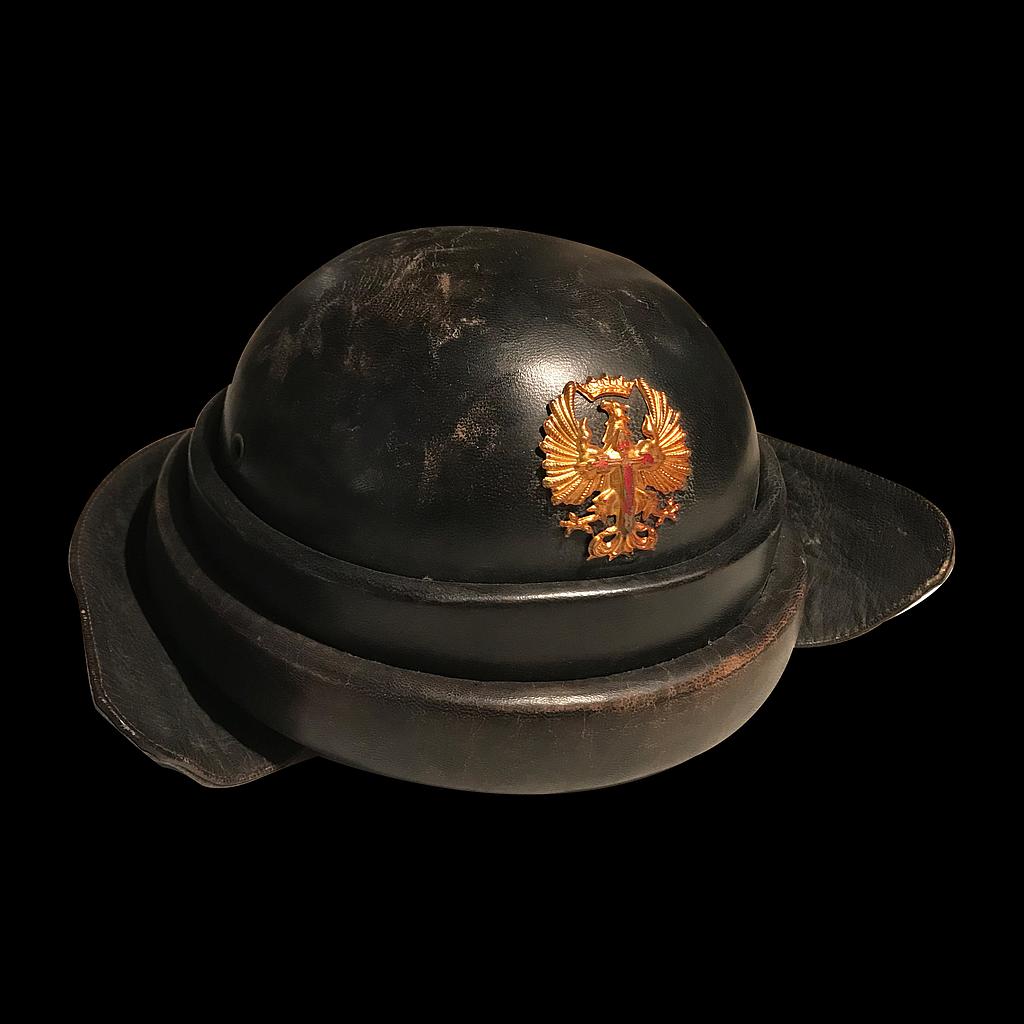 alter Motrradhelm