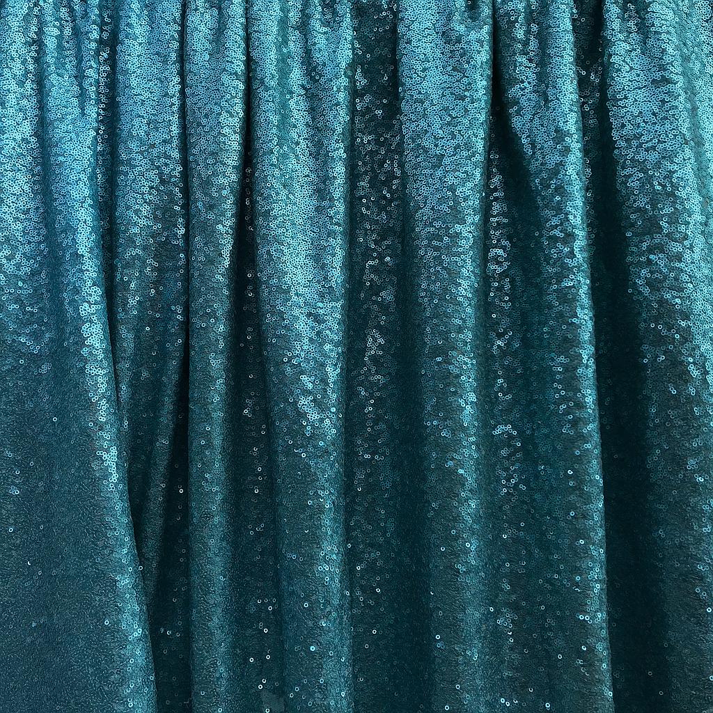 hellblauer Paillettenstoff