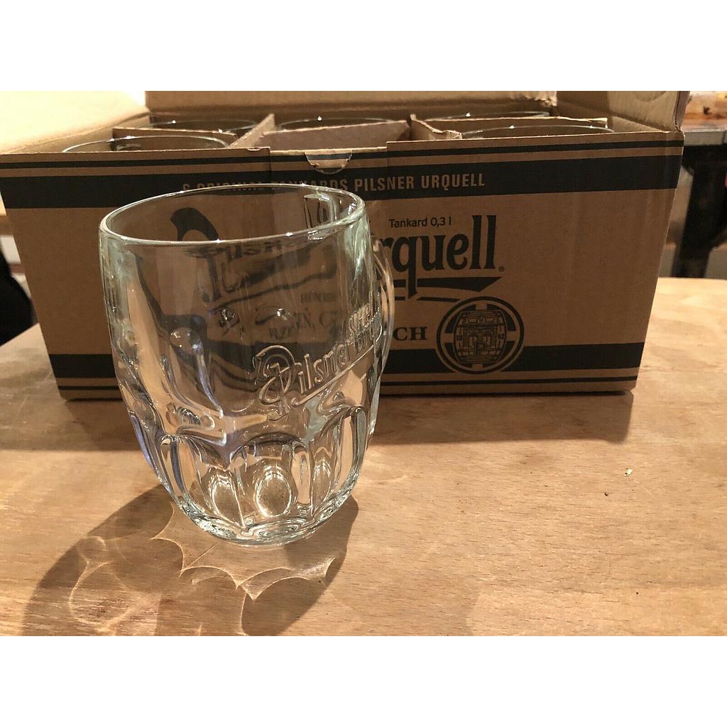 6 x Pilsner Urquell Glas im Karton