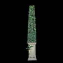 künstliche Buchsbaumsäule in kleiner Größe