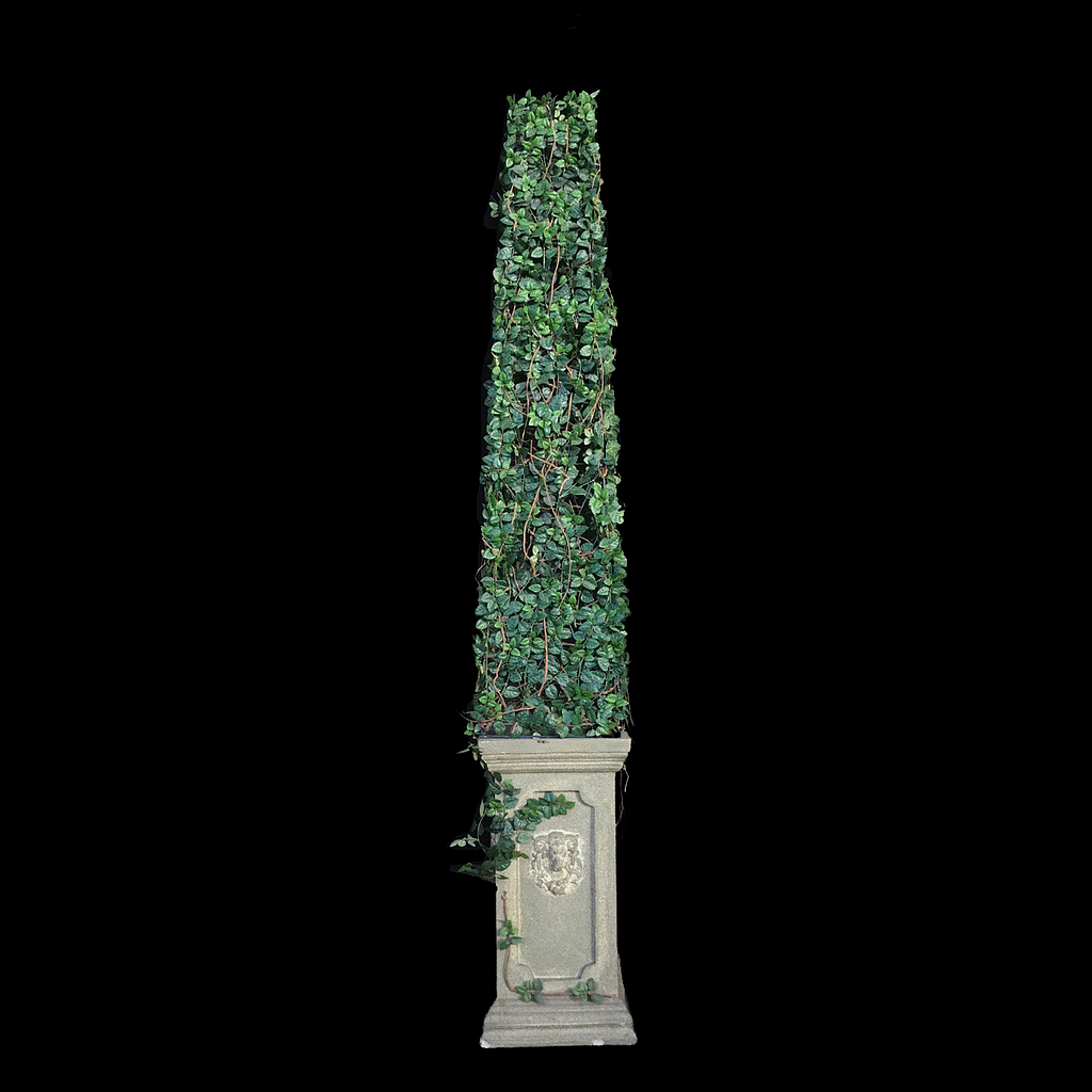 Miete - künstliche Buchsbaumsäule in kleiner Größe