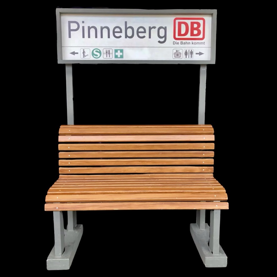 Miete - Wartebank Bahnstation Pinneberg
