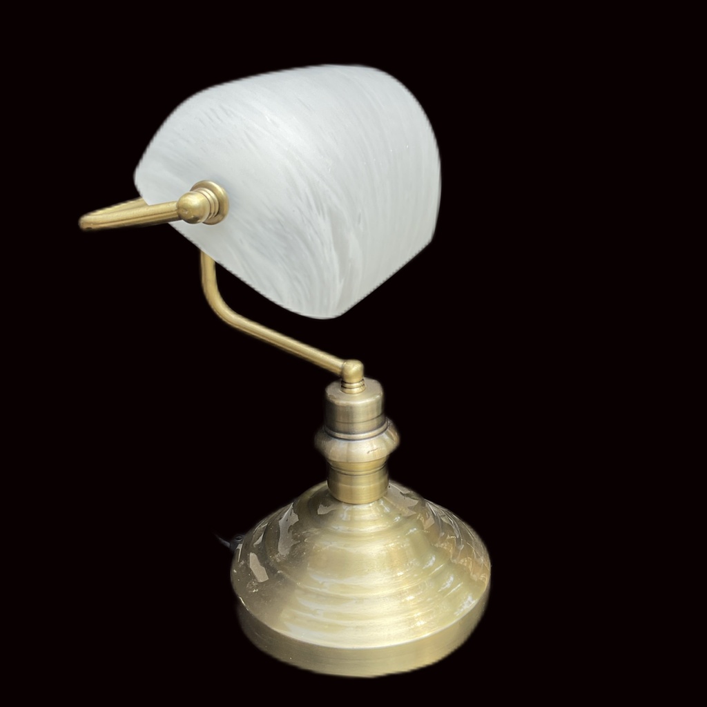 Miete - Tischleuchte, Banker Lampe 