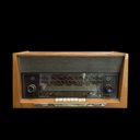 Braunes Röhrenradio 50er