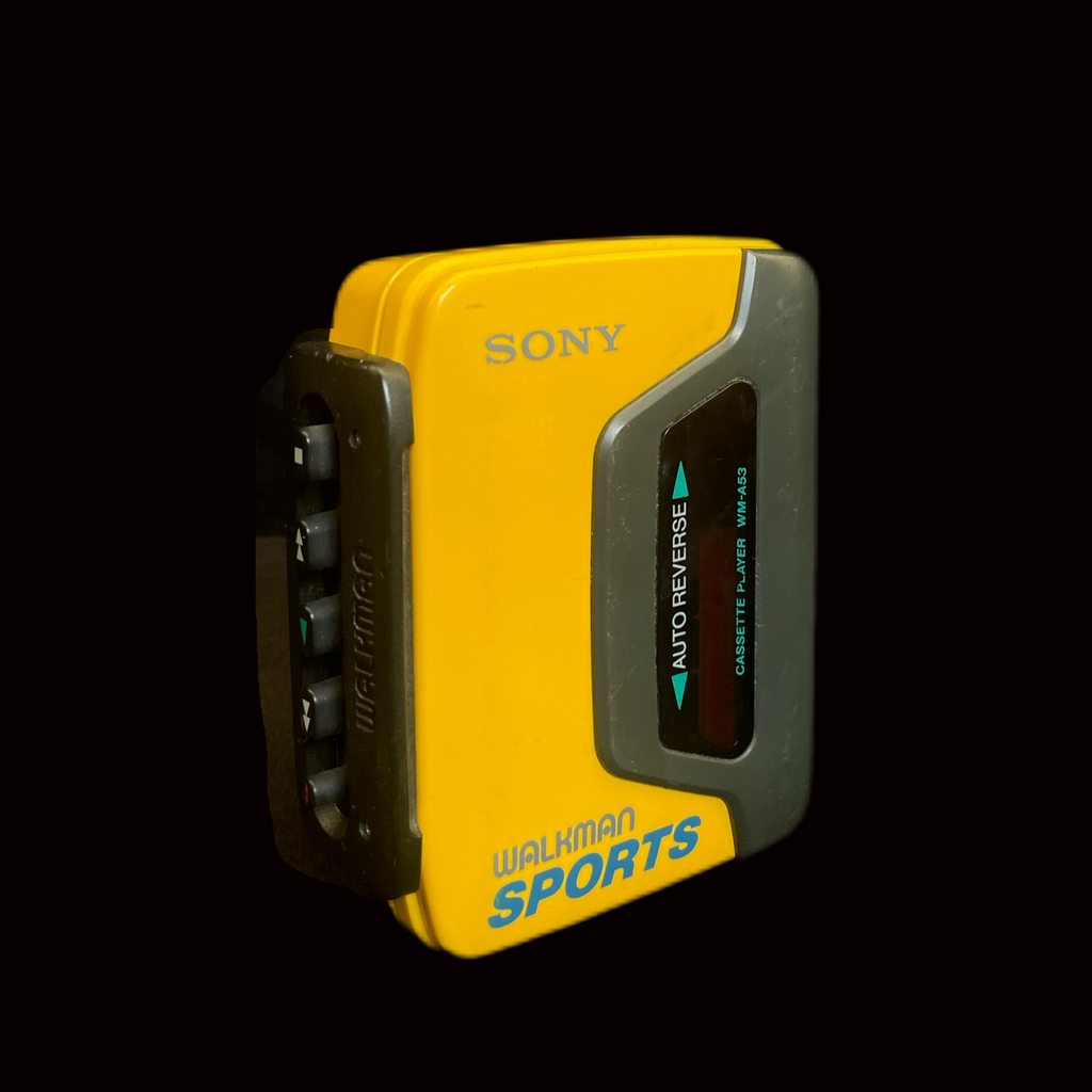 gelber Sony Walkman