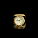Aufklappbare Vintage Reiseuhr