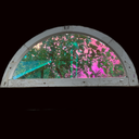 Dichro-folierte halbrunde Fenster