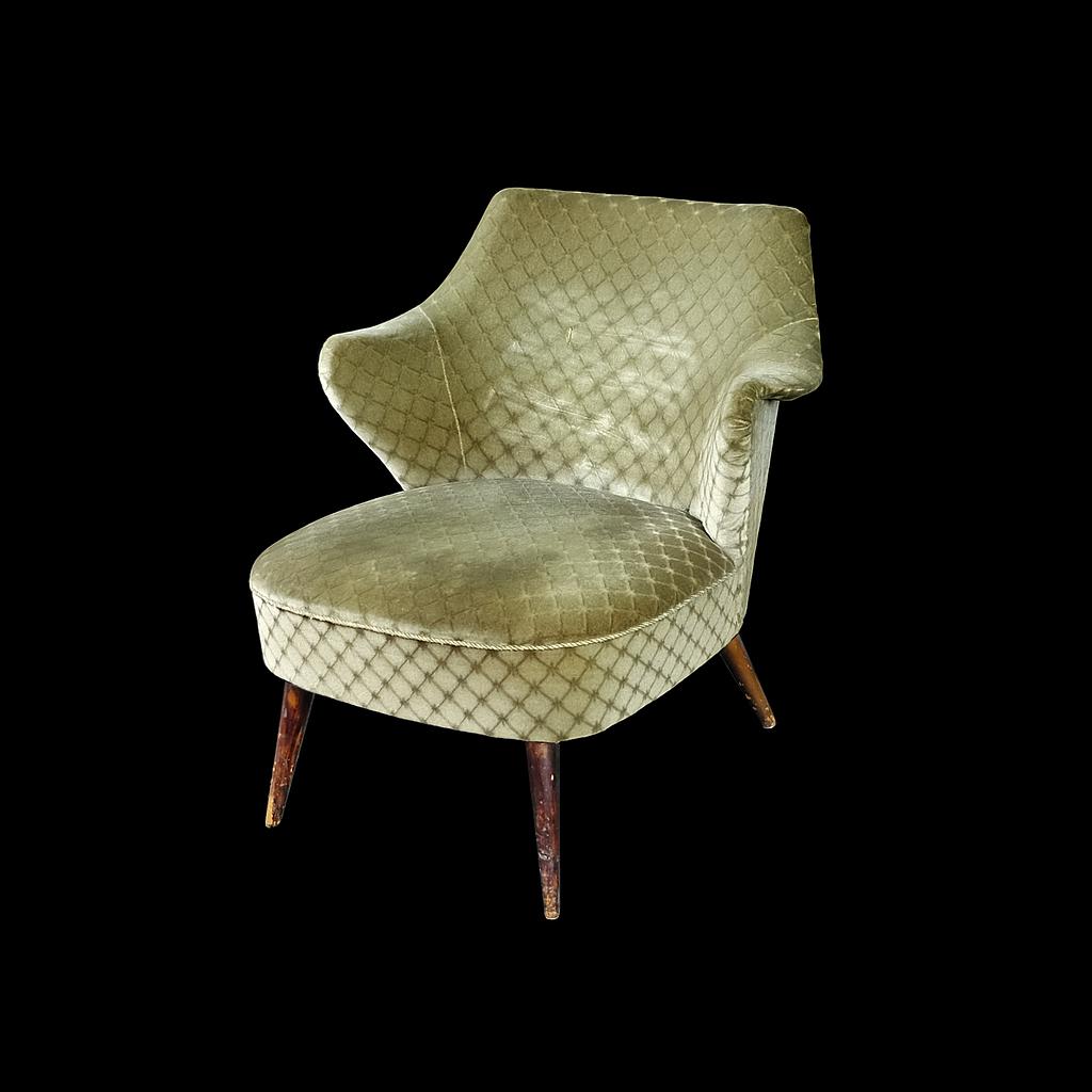 Cocktailsessel, kariert