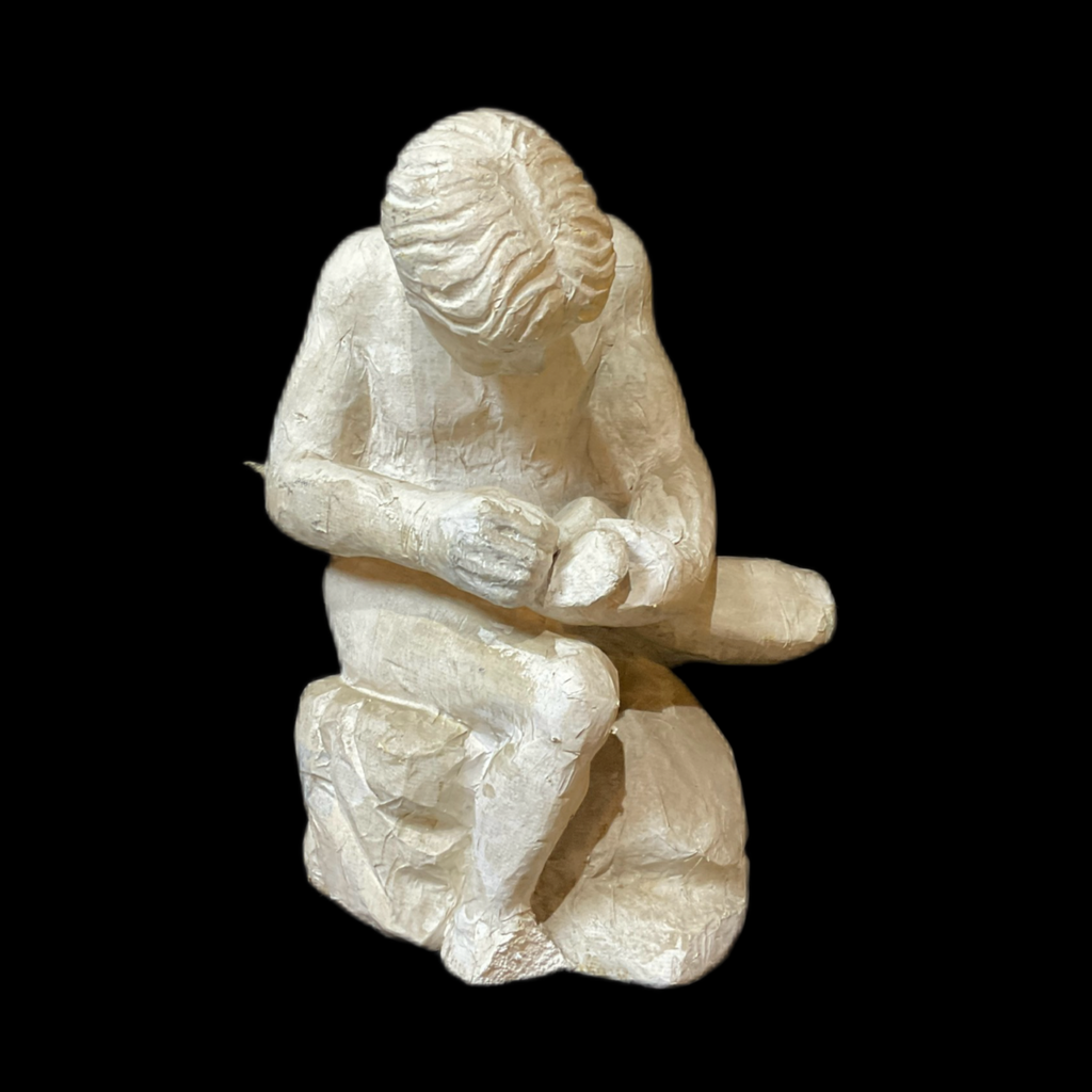 Miete - Pappmaché Figur ˋDornauszieher ´
