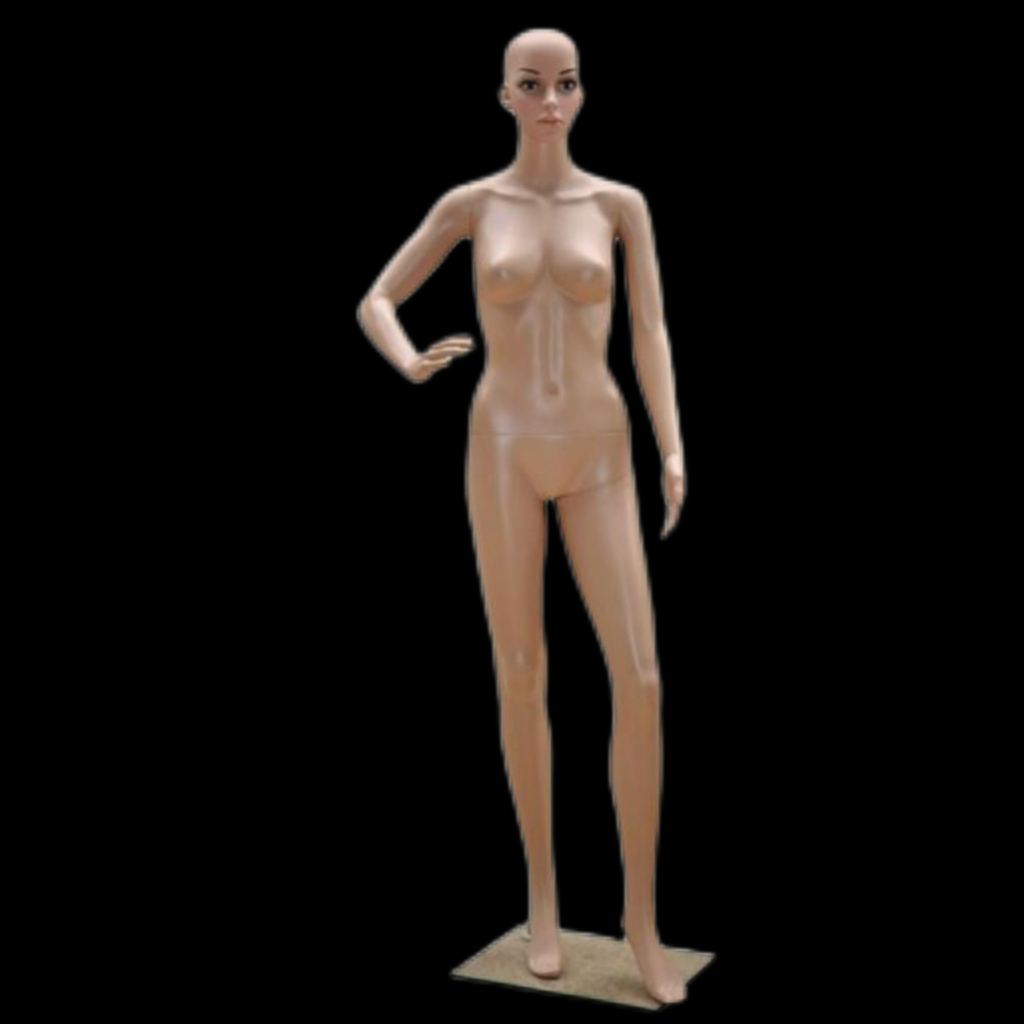 Schaufensterpuppe mit Kopf (lebensgroß)