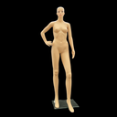 Schaufensterpuppe mit Kopf (lebensgroß)