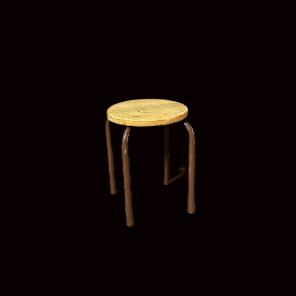 Miete - Stapelbarer runder Hocker