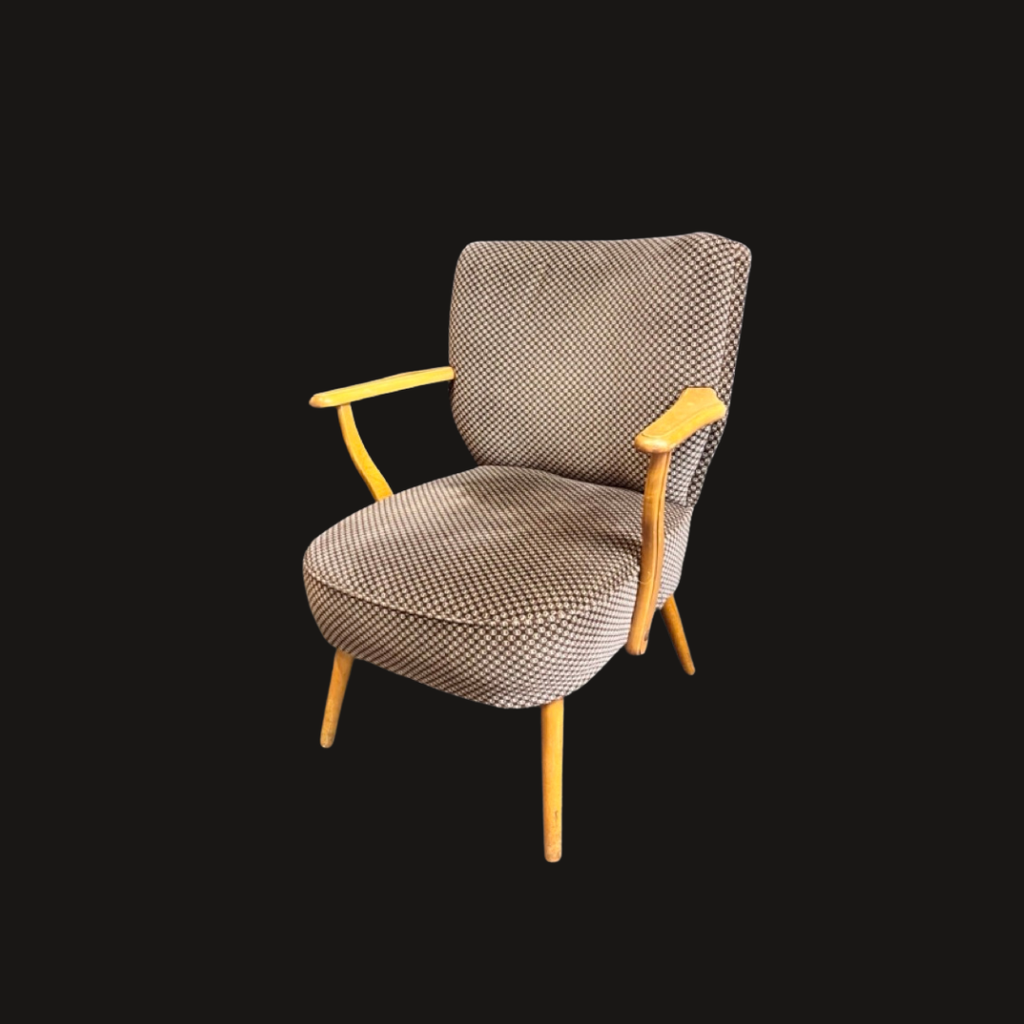 Cocktailsessel geometrisch gemustert