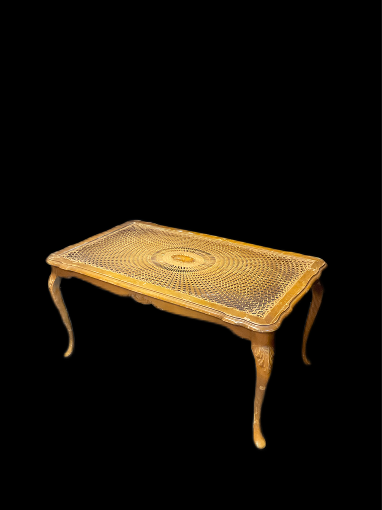 Miete - Couchtisch Rattan