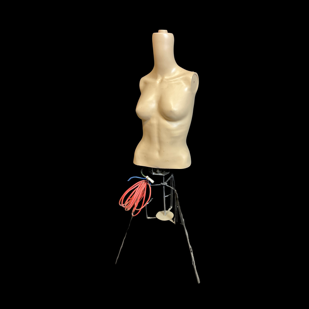 Schaufenster-Puppen Torso auf Metallständer