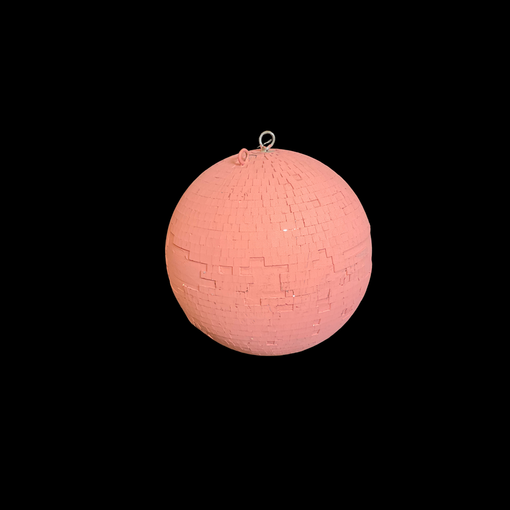 Diskokugel 30cm rosa matt