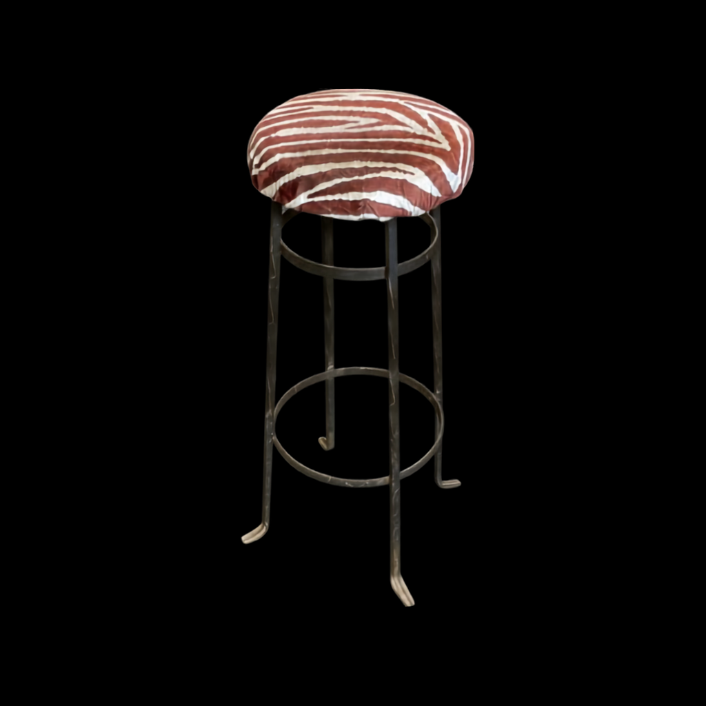 Miete - Barhocker mit Zebramuster