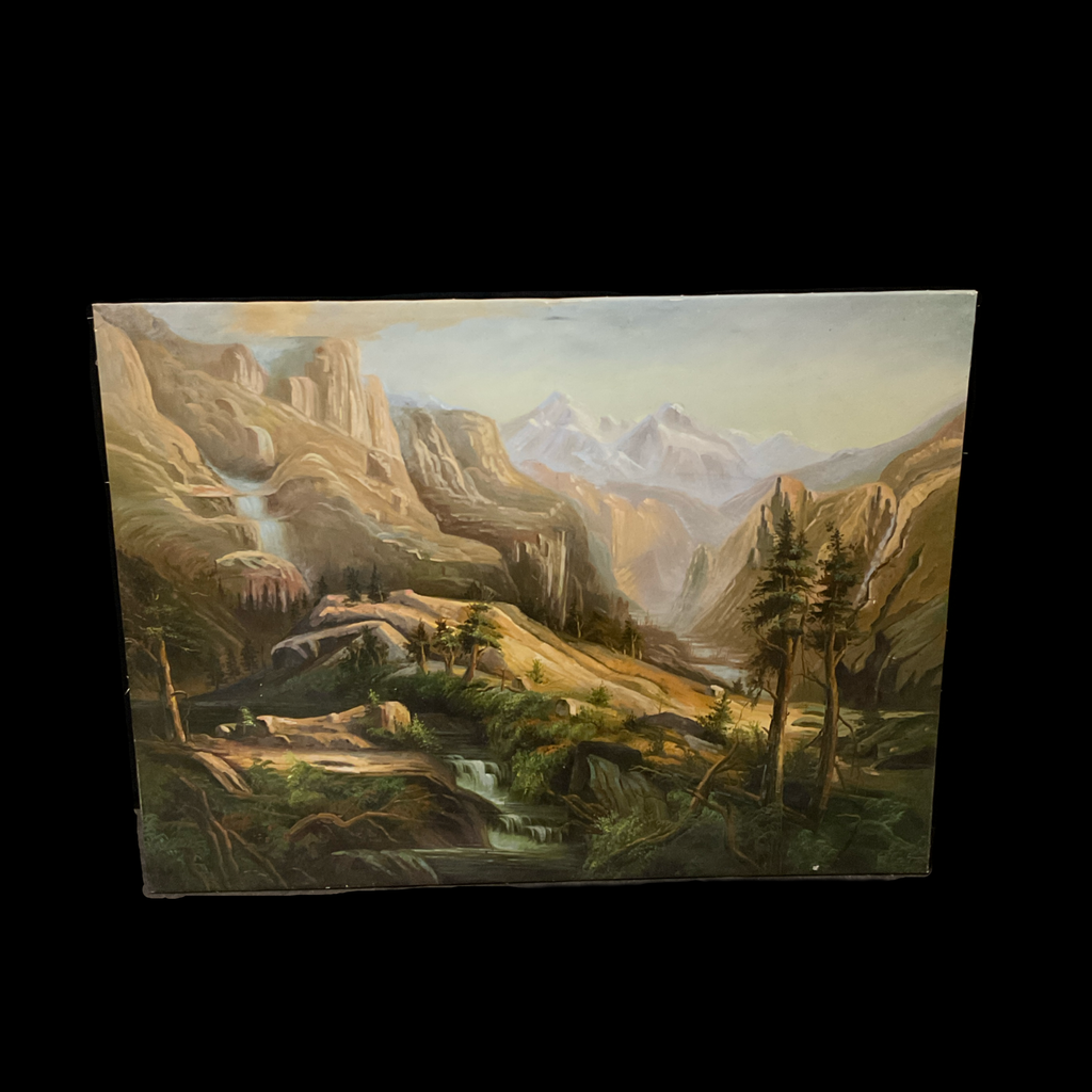 Miete - Leinwand mit Landschaftsgemälde