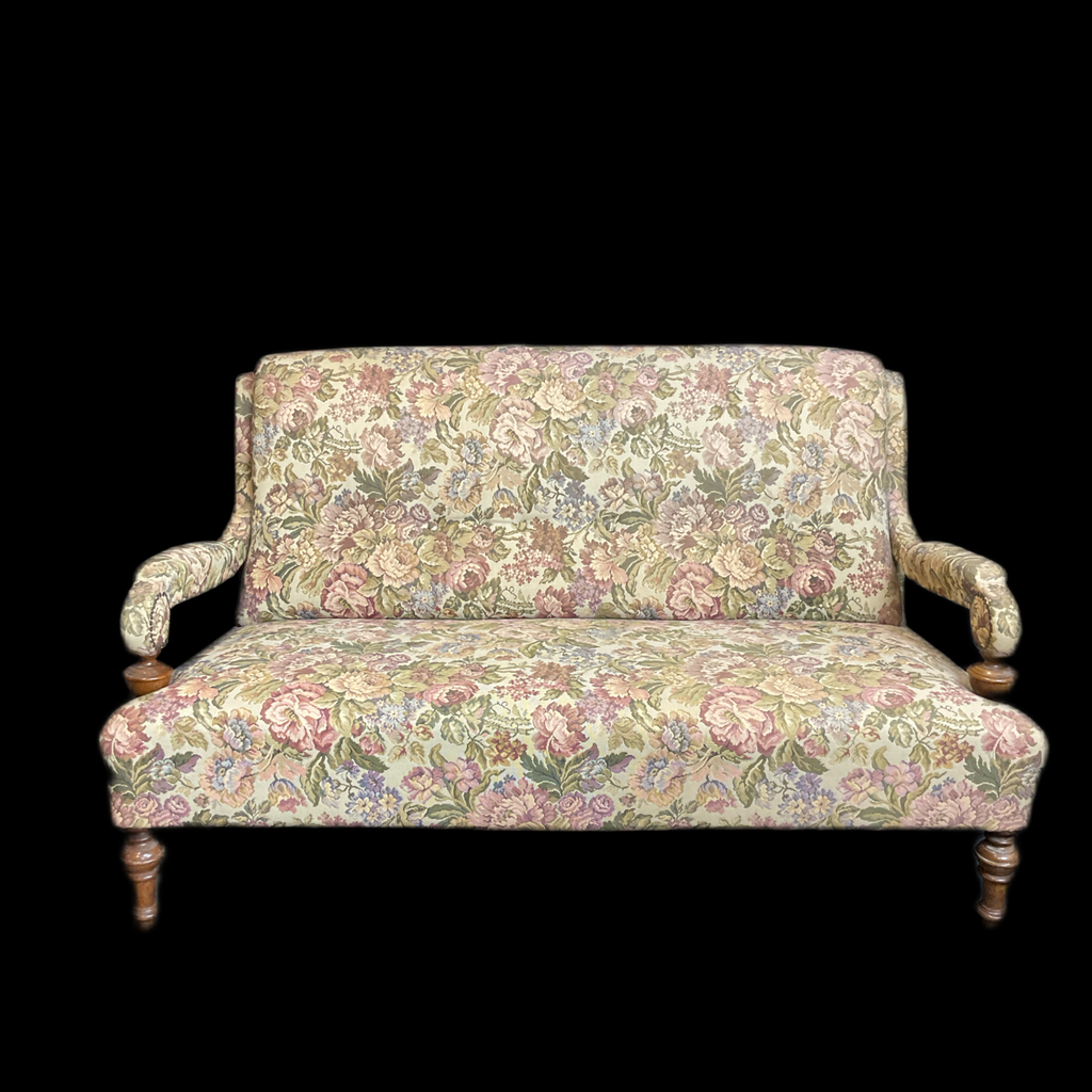 Florales Zweisitzersofa