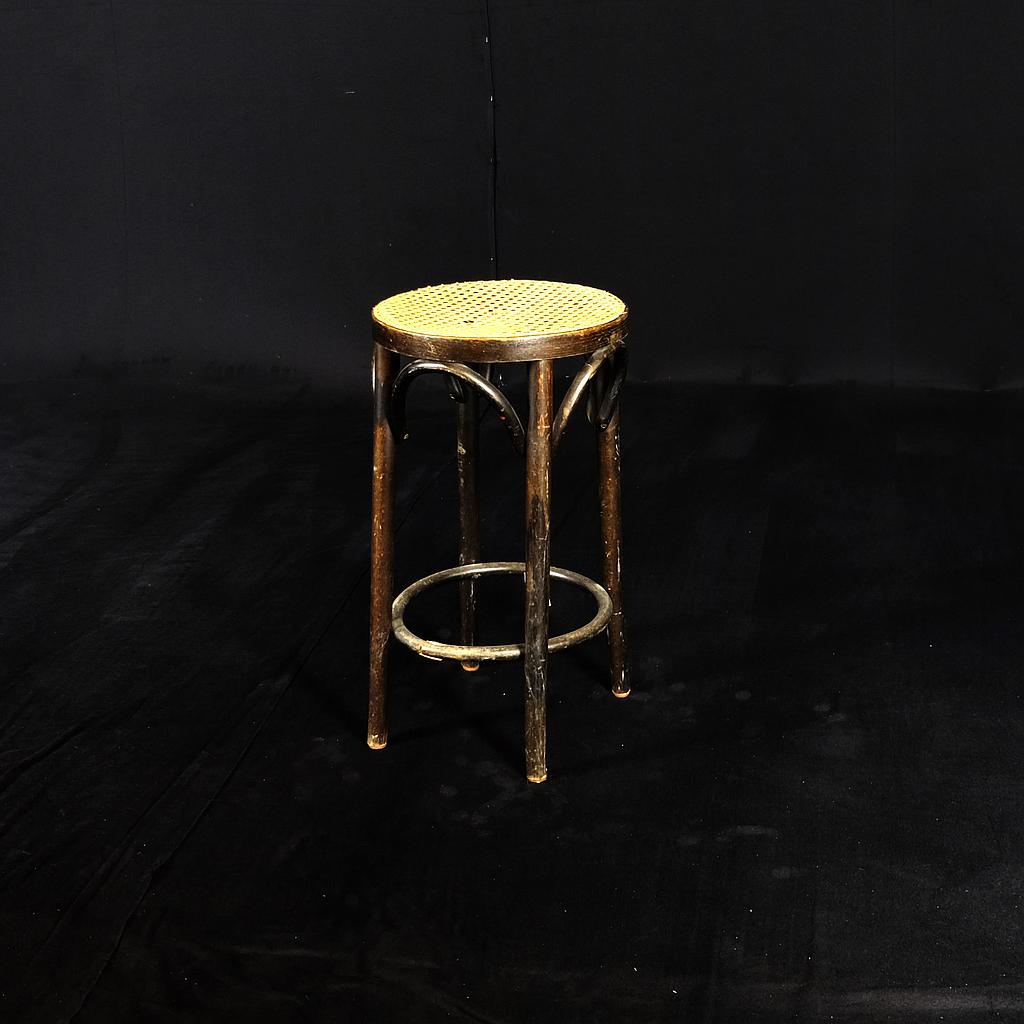 Barhocker mit Wiener Geflecht