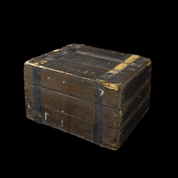 [MAR0052] kleine dunkelbraune Holzkiste