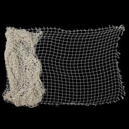 [MAR0186] langes, beiges Netz