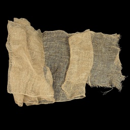 [MAR0188] langes, beiges Netz aus Jute