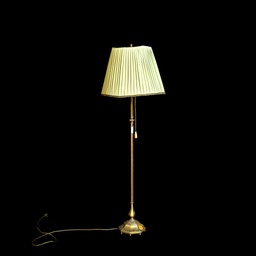 [LMP0057] Stehlampe, hellgrün Plissee
