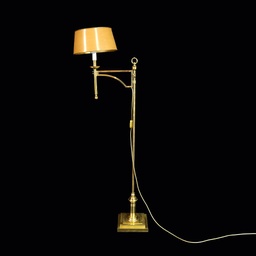 [LMP0076] Stehlampe mit kleinem Schirm und Schwenkgelenk