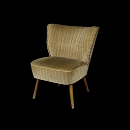 [MBL0039] Sessel, grau meliert, Cocktailsessel