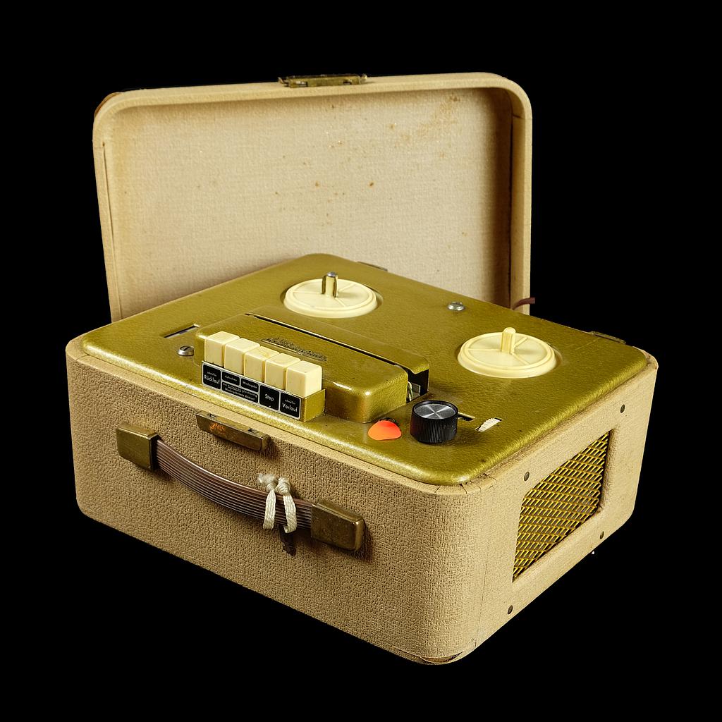 beiges Tonbandgerät, Neckermann, 70er Jahre