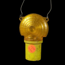 [REQ0128] kleine runde Baustellenlampe mit Griff