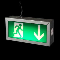 [REQ0130] grüne Notausgangsleuchte