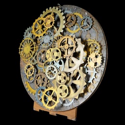 [KUL0012] Uhrwerk mit Zahnrädern