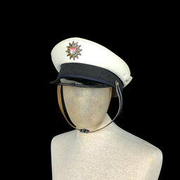 [KOS0018] weiße Polizeimütze Hamburg