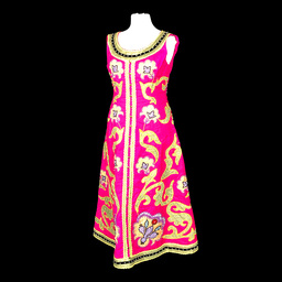 [KOS0033] russisches buntbesticktes Kleid