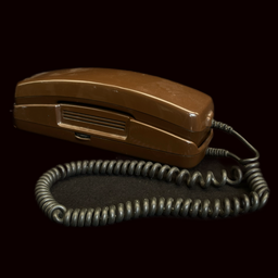 [TEC0031] Braunes Telefon 80er/90er
