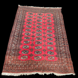 [MBL0321] dunkelrot-roter Pakistanischer Teppich